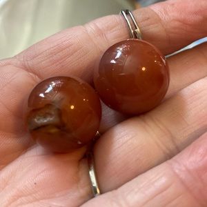 8. Carnelian Agate Mini Spheres 22 Grams